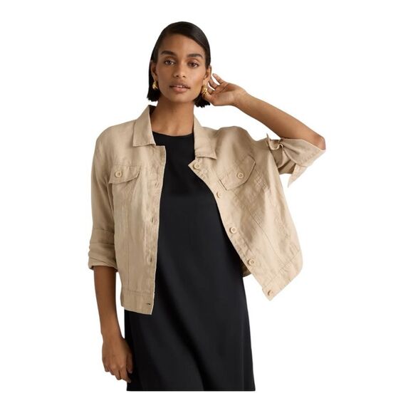 Quince Washable Silk Tee Dress size Small - Picture 5 of 9